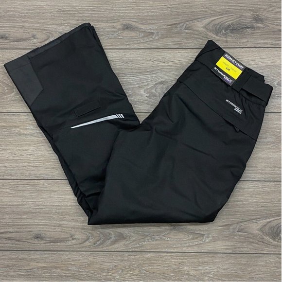 NEW SunIce Stormpack Women's Size Small Black Snow Ski Pants with Boot Gaiters - Picture 1 of 13